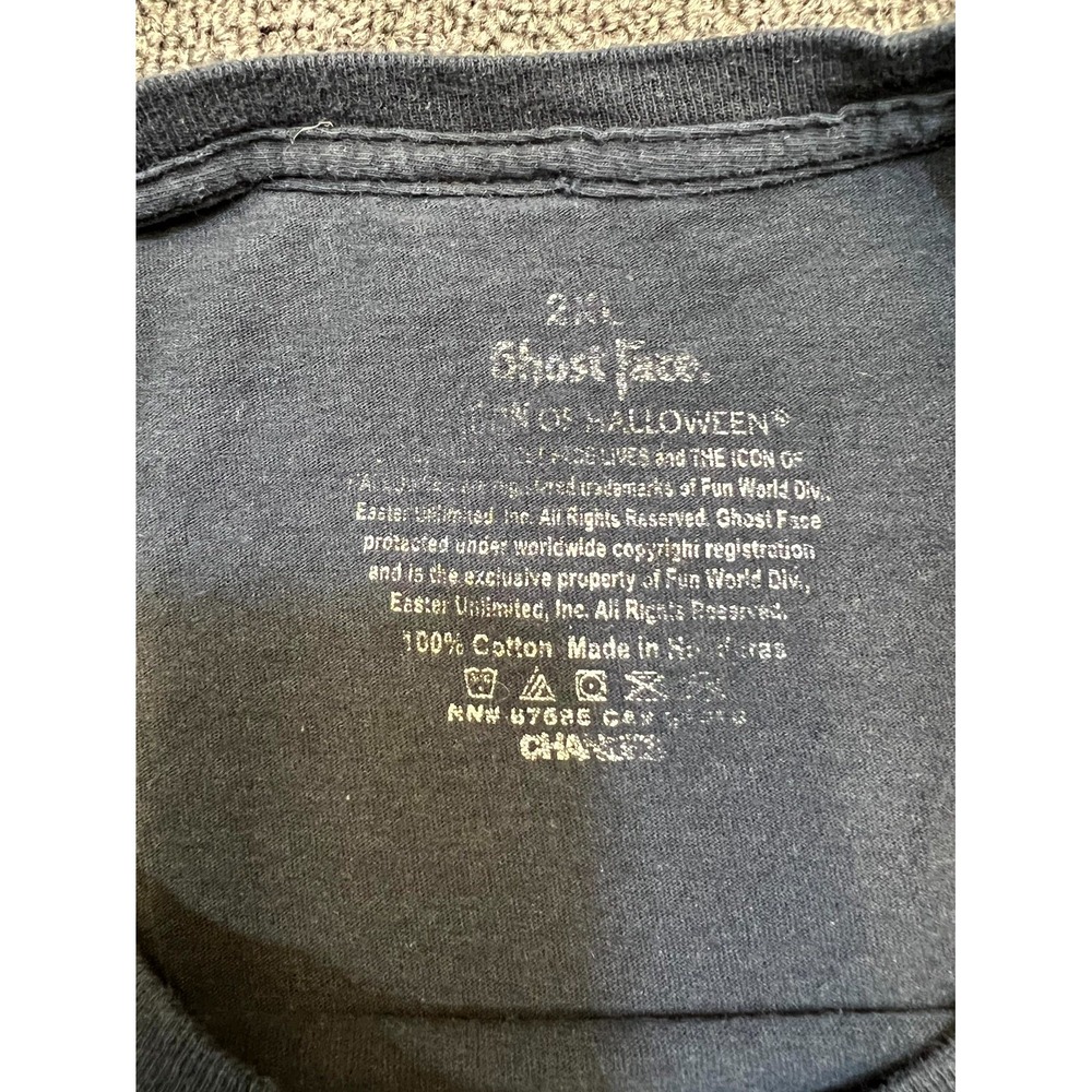 Ghost Face T Shirt Mens 2XL Black F*** Around And Find Out Horror Movie Graphic - Picture 5 of 6